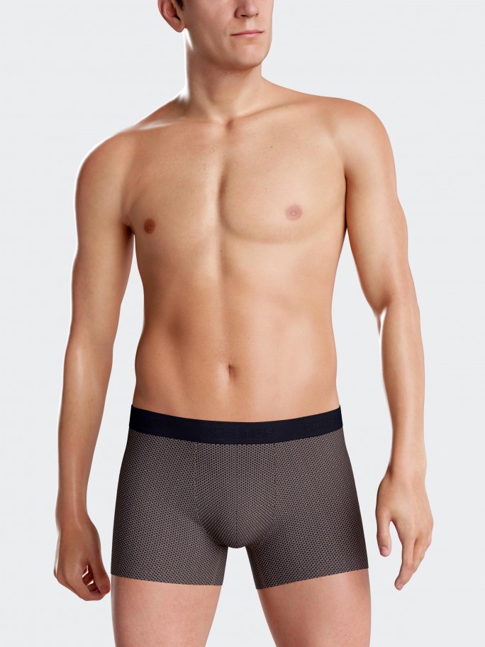 Pack of 2 plain boxers in Cotton