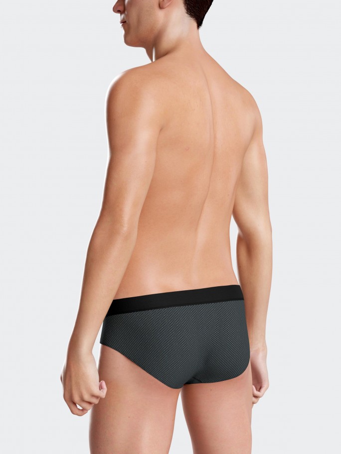 Pack of 2 plain boxers in Cotton