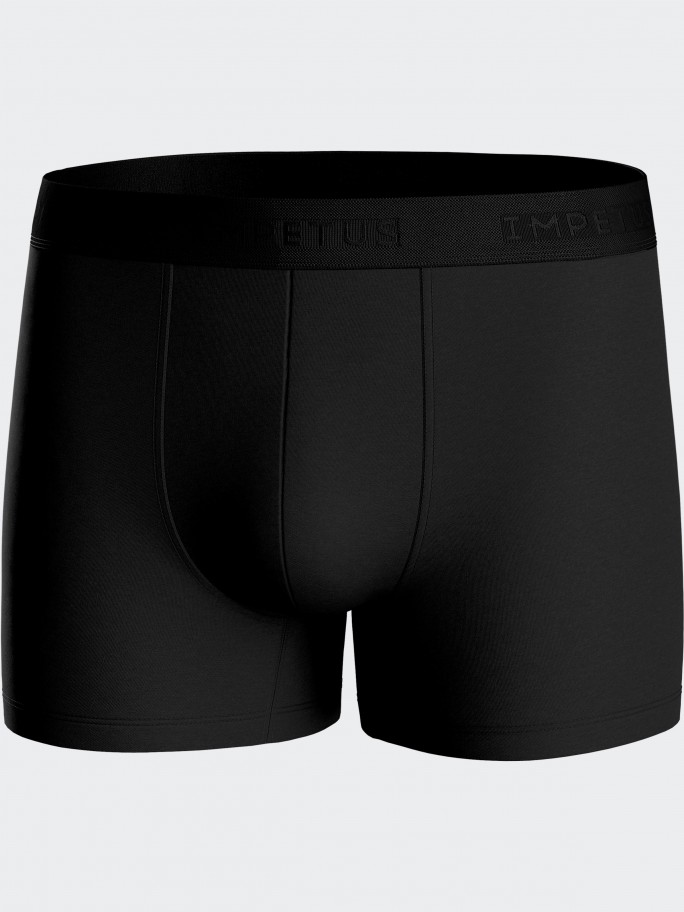 Pack of 2 plain boxers in Cotton