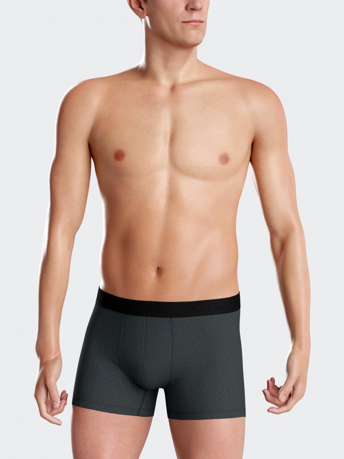 Pack of 2 plain boxers in Cotton