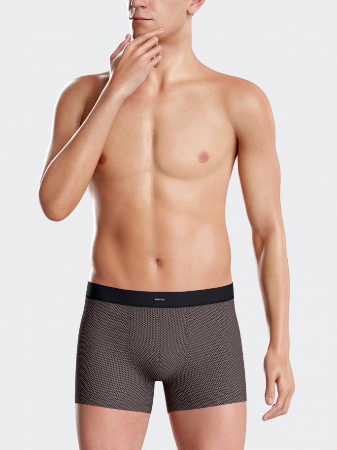 Pack of 2 plain boxers in Cotton