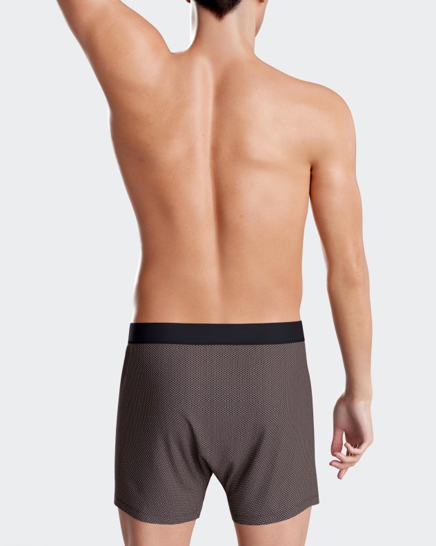 Men's boxershort with button in Cotton