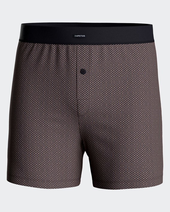 Boxer com botn de punto de hombre en Algodn