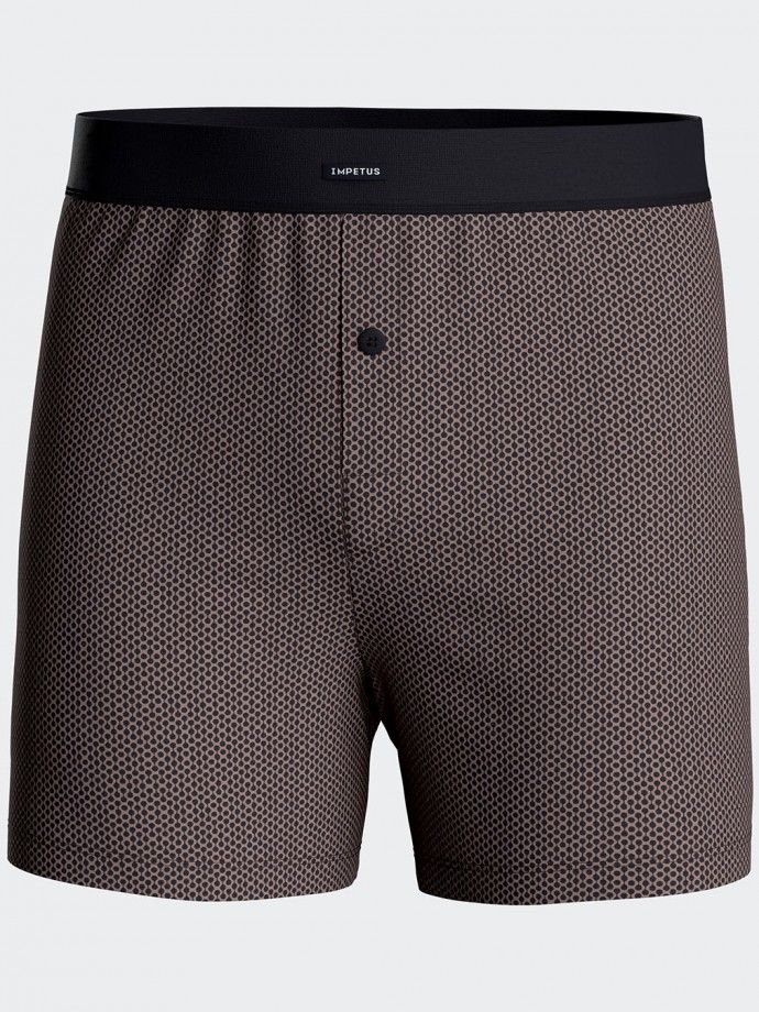 Boxershort de homem com boto em Algodo