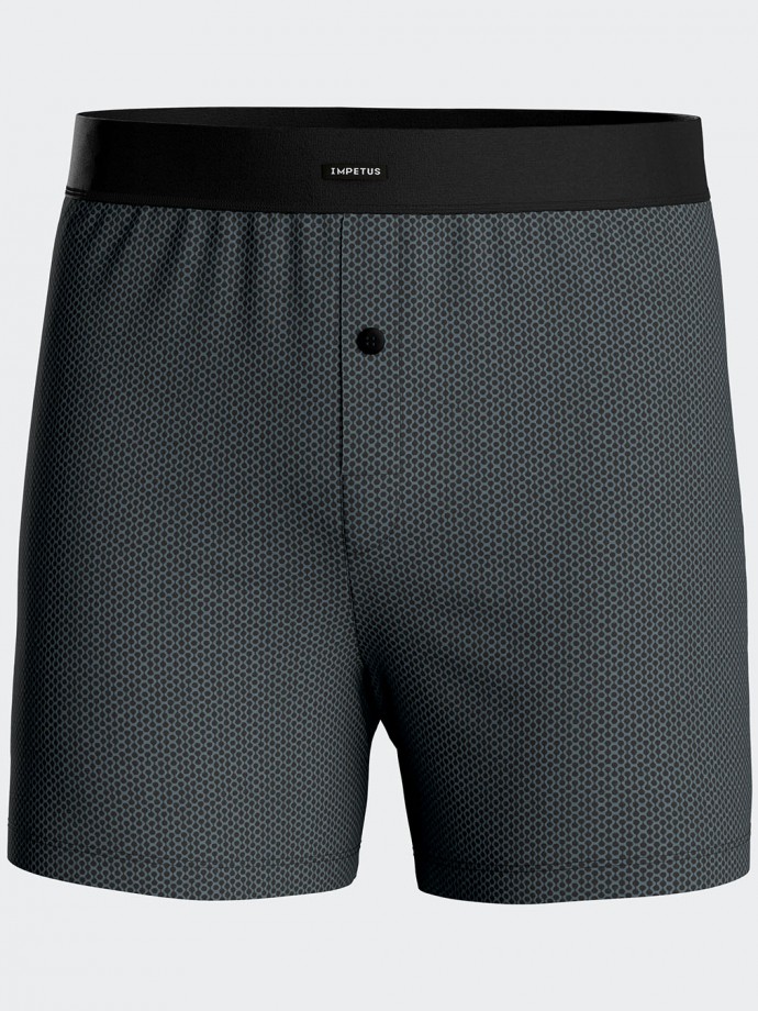 Boxer com botn de punto de hombre en Algodn