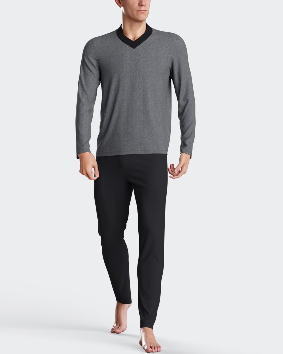 Men's jacquard pyjamas in Cotton