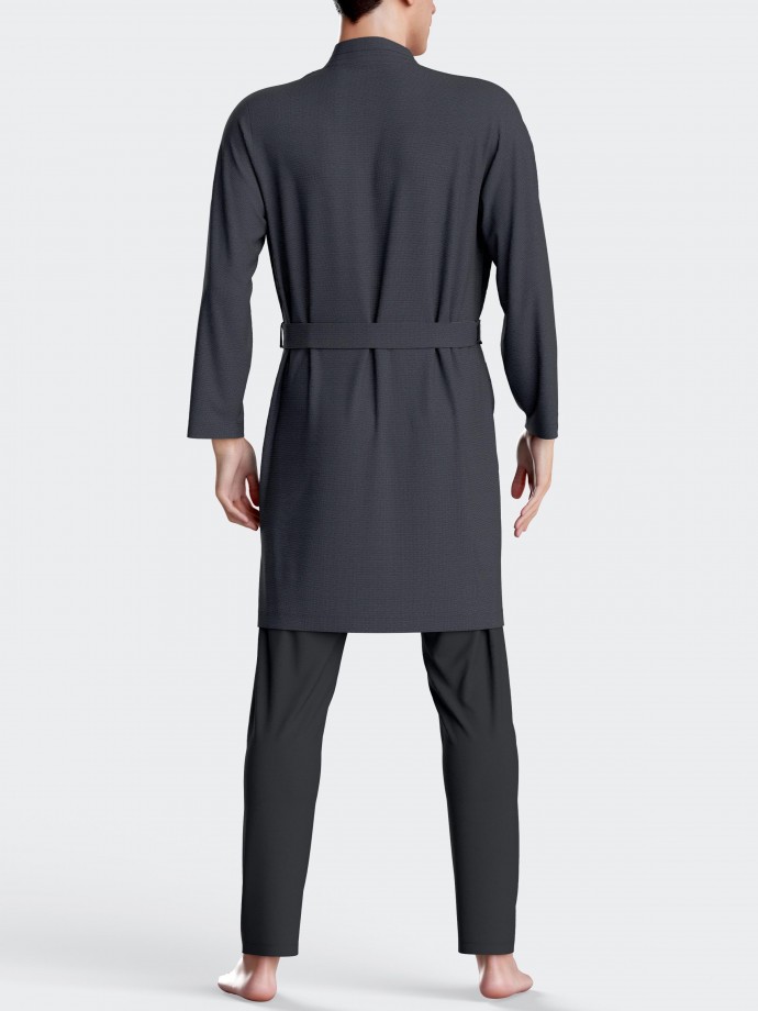 Men's thermal dressing gown in Cotton