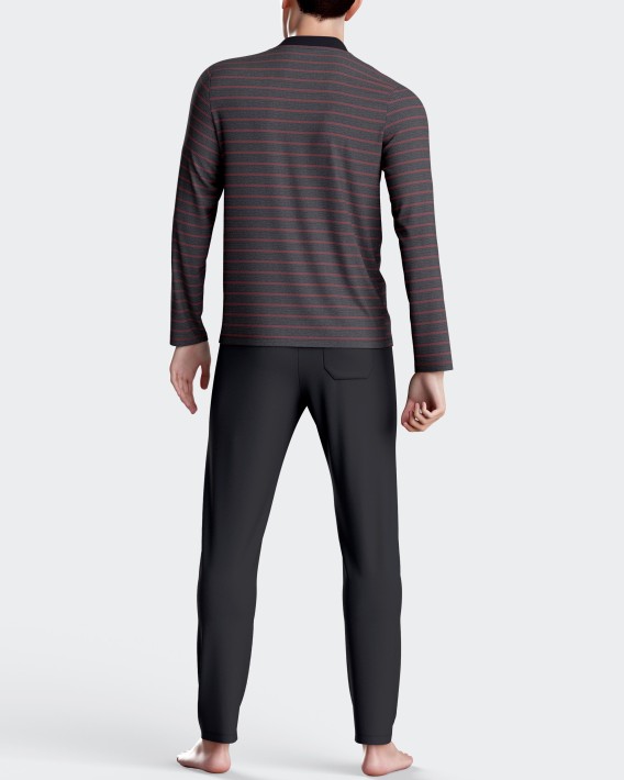 Pijama de homem s riscas em Algodo