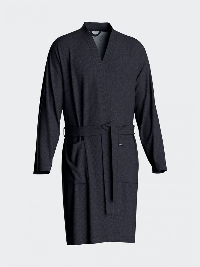 Men's thermal dressing gown in Cotton