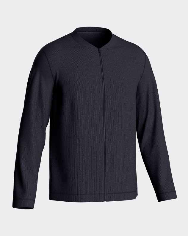 Men's jacket with zip in Cotton