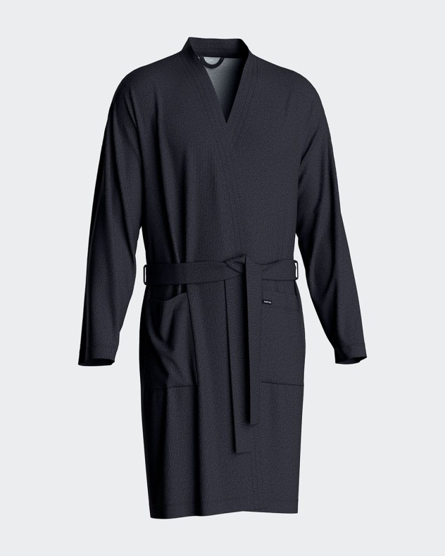 Men's thermal dressing gown in Cotton