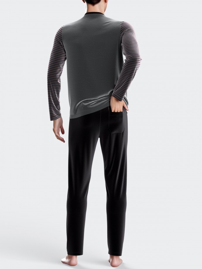 Men's pyjamas in thermal velvet