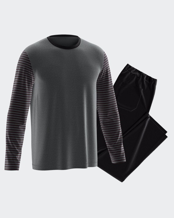 Men's pyjamas in thermal velvet