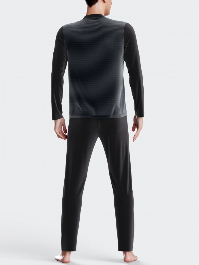 Men's pyjamas in thermal velvet