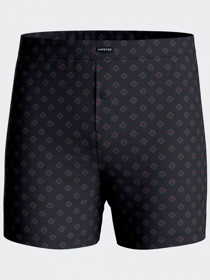 Boxershort de homem com boto em Algodo Modal