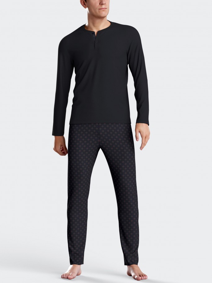 Printed men's pyjamas in Cotton Modal