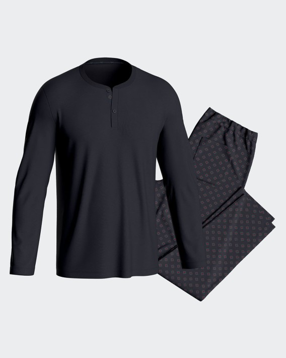 Pyjama imprim en coton modal