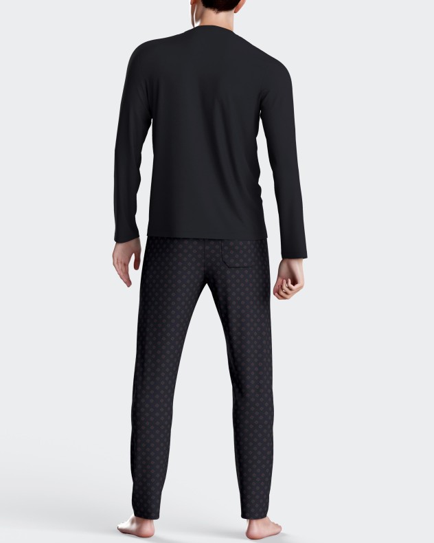 Printed men's pyjamas in Cotton Modal