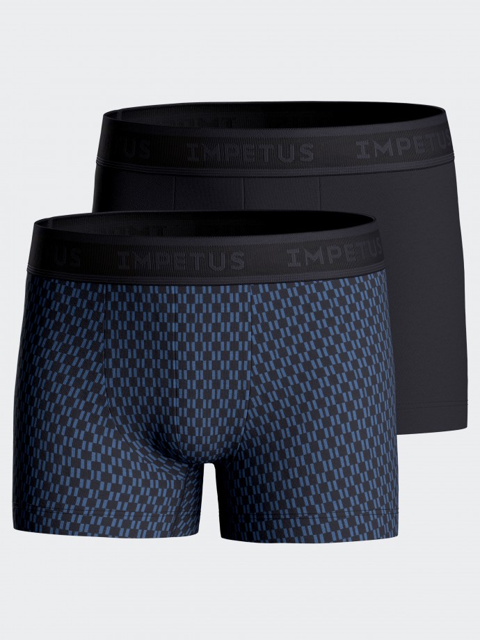 Pack de dois boxers de menino em Algodo