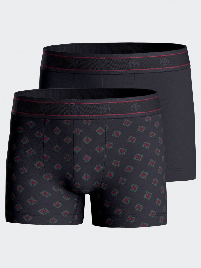 Pack de dois boxers de menino em Modal