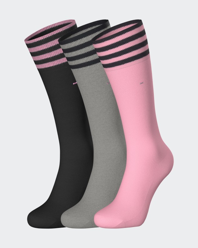 EP HM MEIA NORMAL DUPLO JAQUARD A02 Pack3 00 0