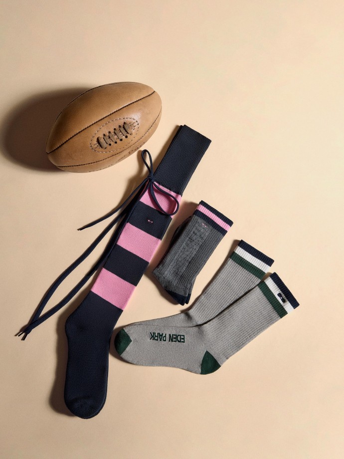 Eden Park rugby high socks