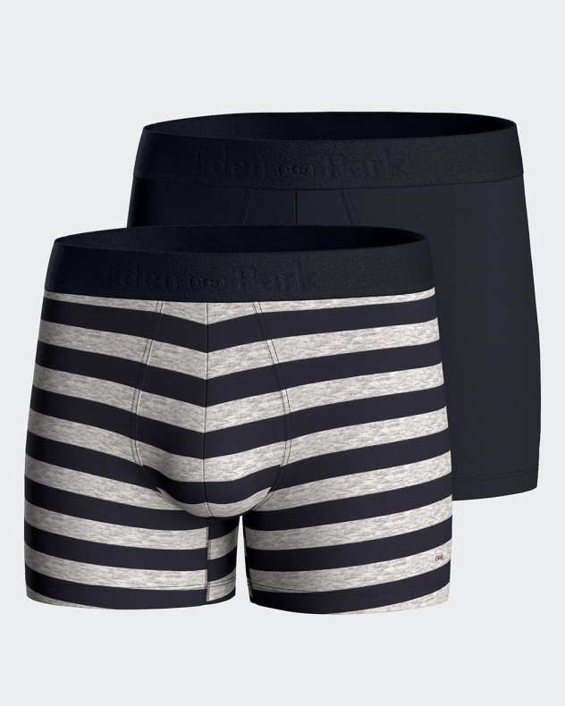 Pack de 2 Boxers  rayures Eden Park