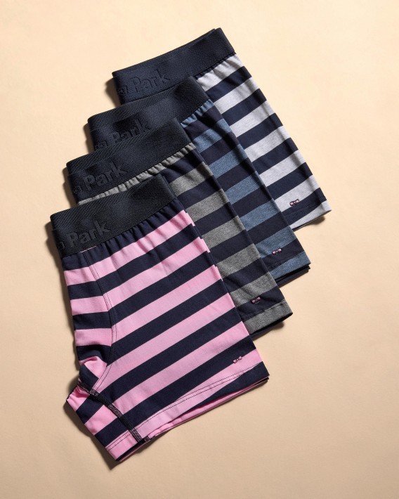 Pack of 2 Eden Park Striped Boxers