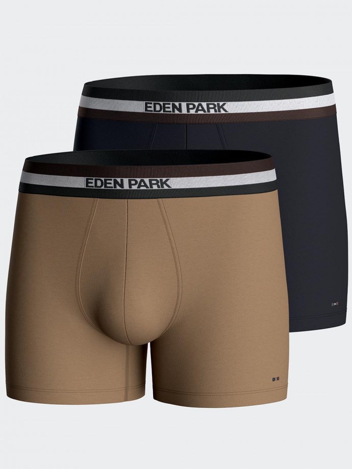 Pack de 2 Boxers unis Eden Park