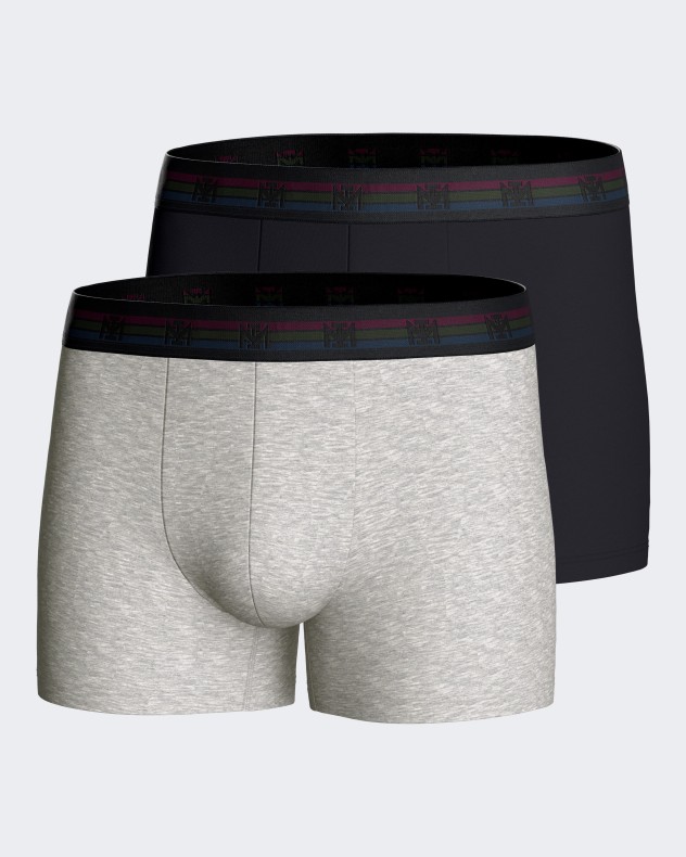 Pack 2 boxers de hombre en Algodn