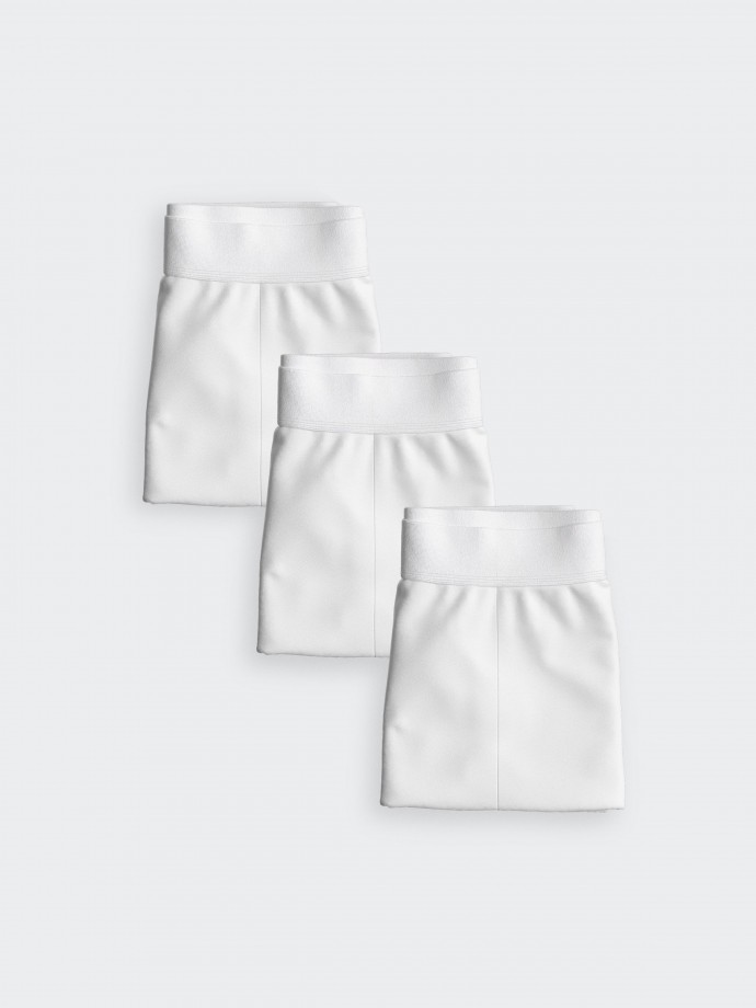 3Pack of Pure Cotton White