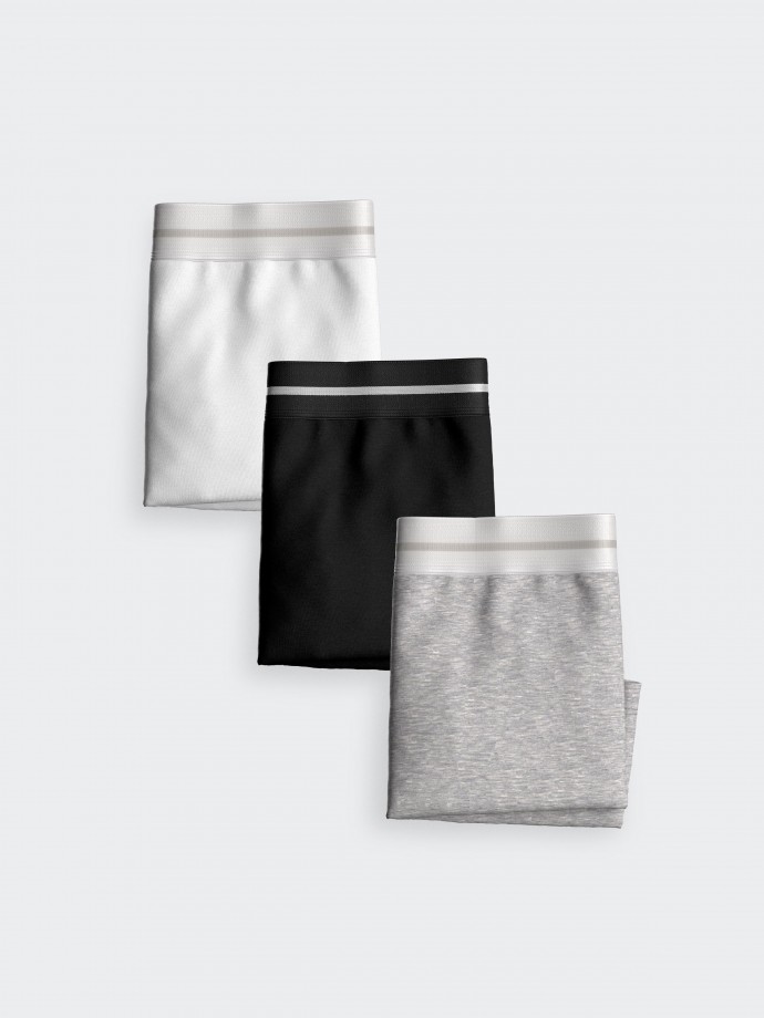 3Pack of Cotton Stretch (All Colors)