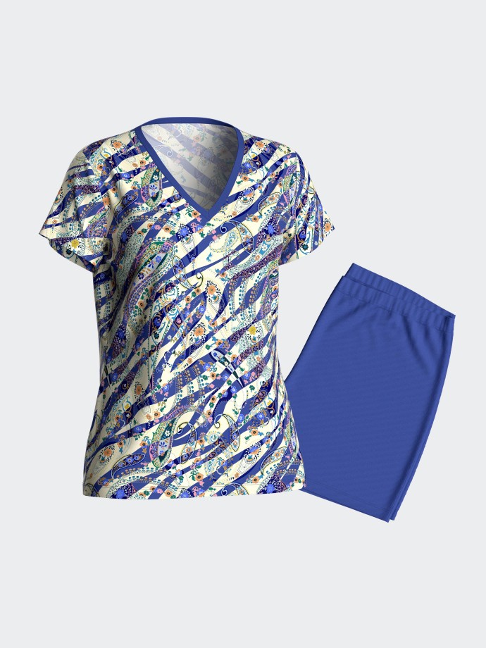 Kurzer Pyjama aus Modal