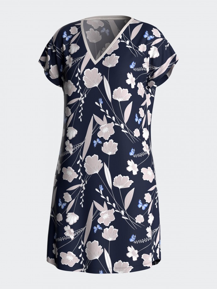 Nightgown in Lyocell