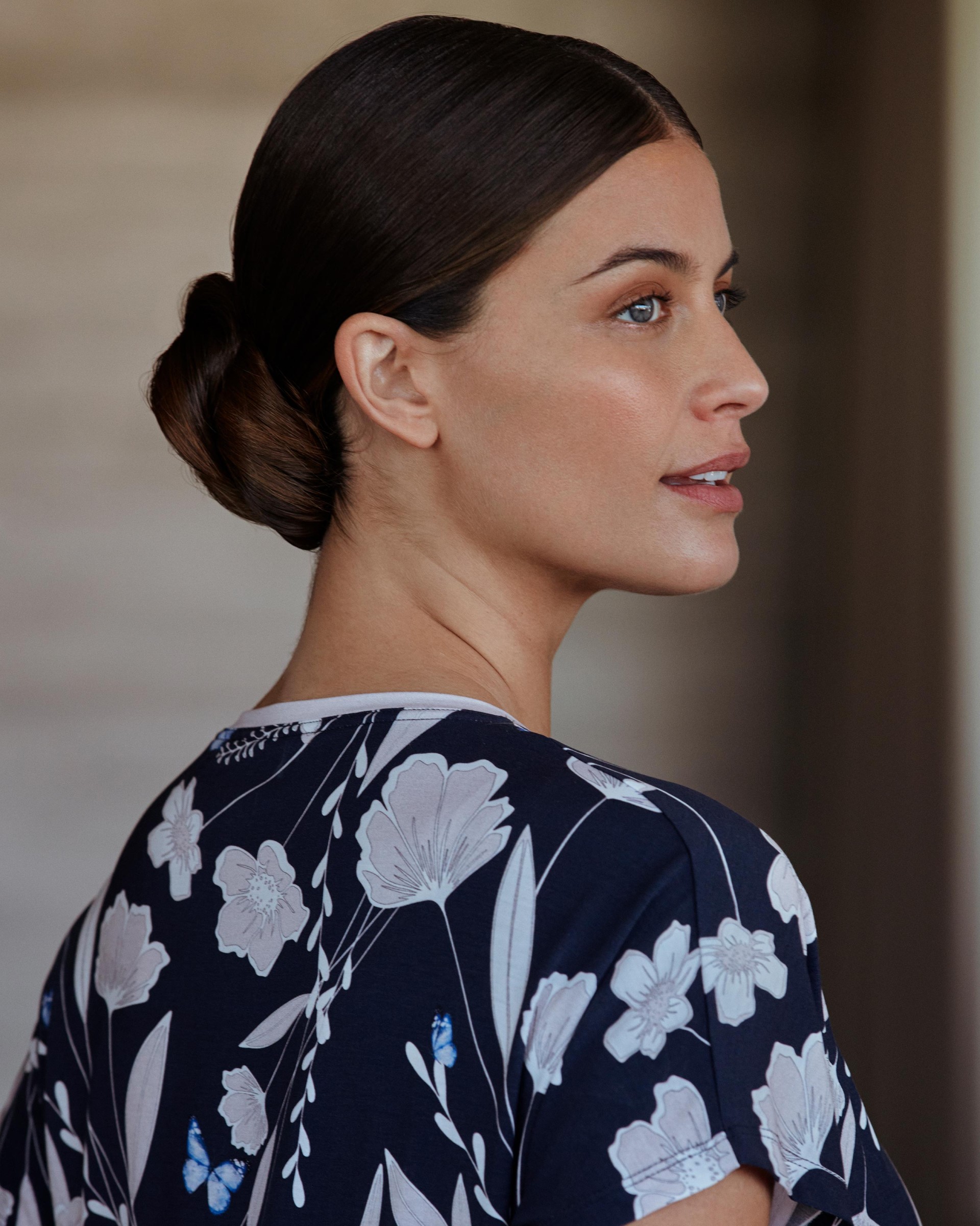 Nightgown in Lyocell