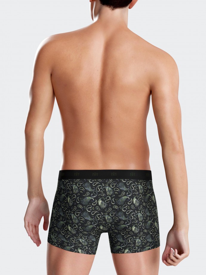 Printed boxer in Cotton Lyocell