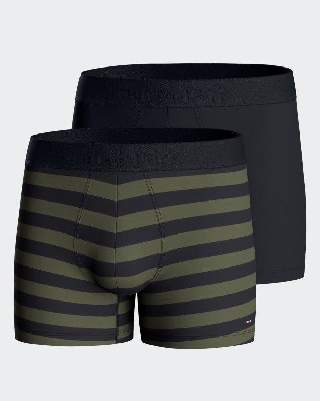 Pack of 2 Eden Park Striped Boxers