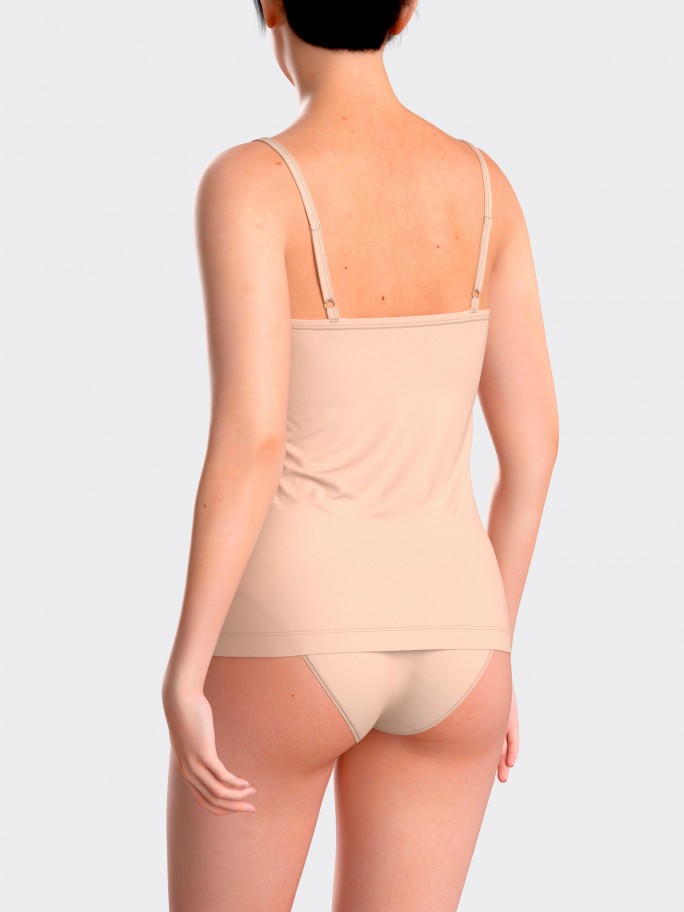 Tank top in Lyocell