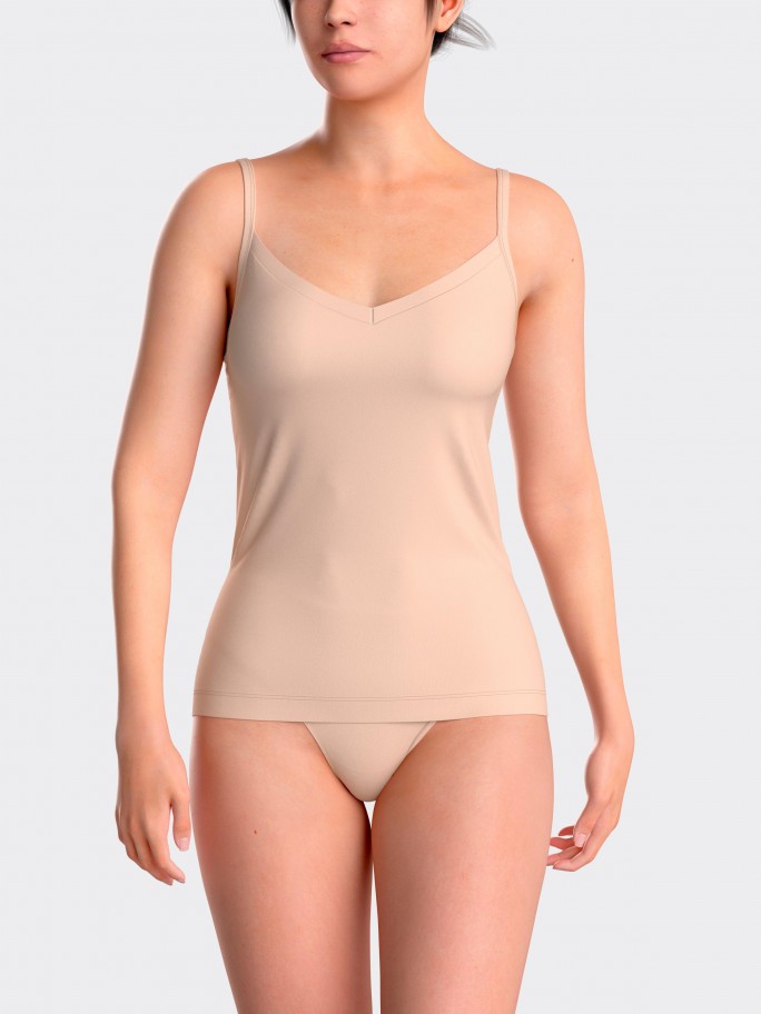 Tank top in Lyocell