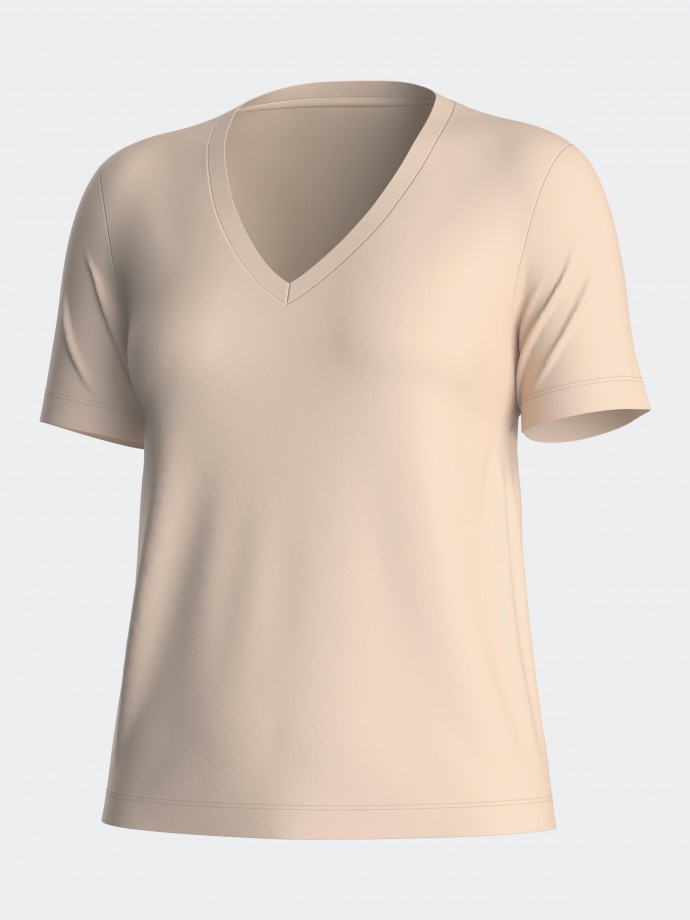 T-shirt in Lyocell