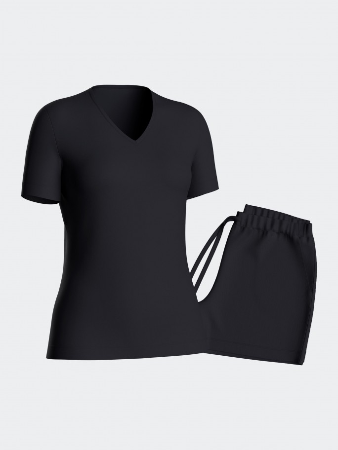 Lyocell short-sleeved pyjama