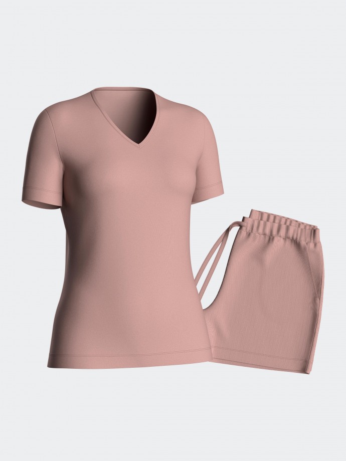 Lyocell short-sleeved pyjama
