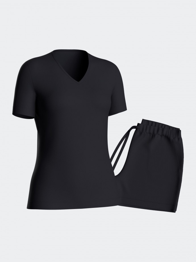 Lyocell short-sleeved pyjama