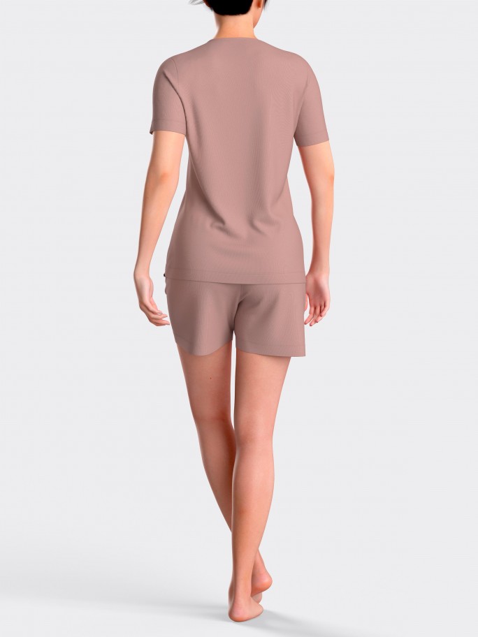 Lyocell short-sleeved pyjama