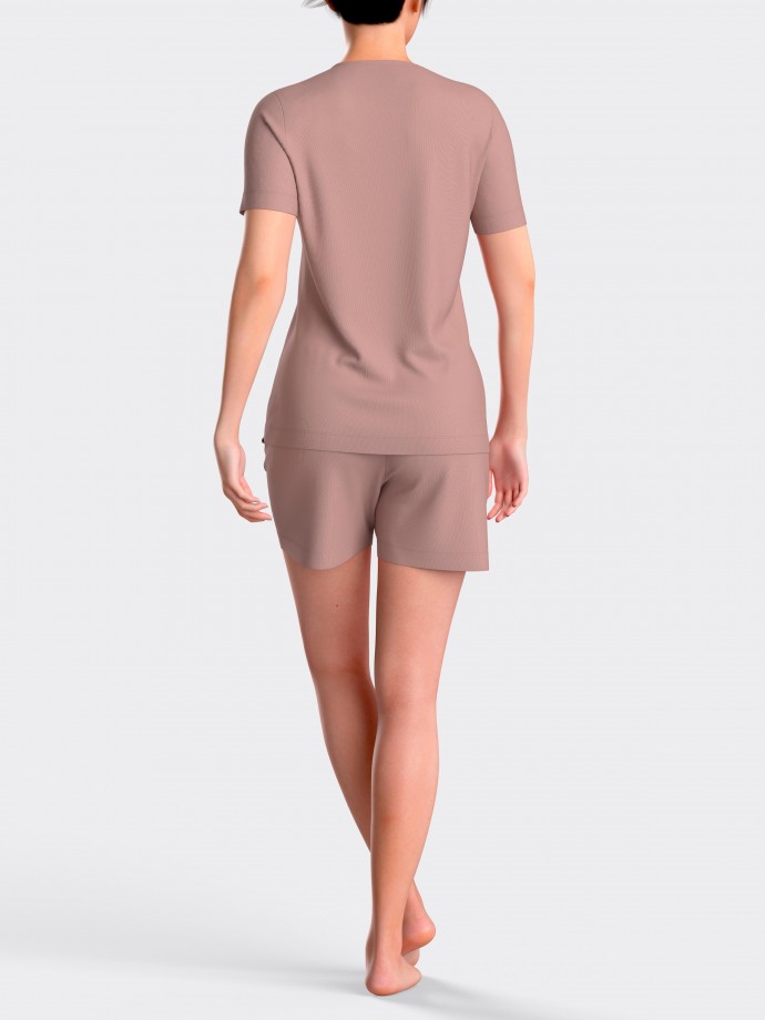 Lyocell short-sleeved pyjama