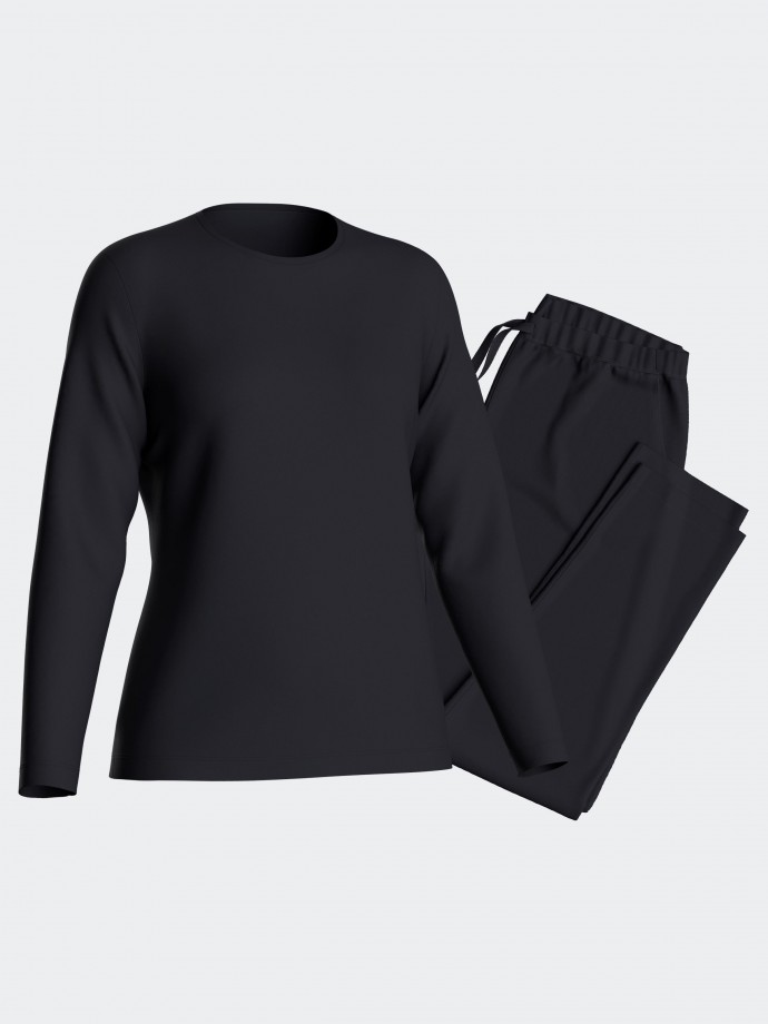 Lyocell long-sleeved pyjamas