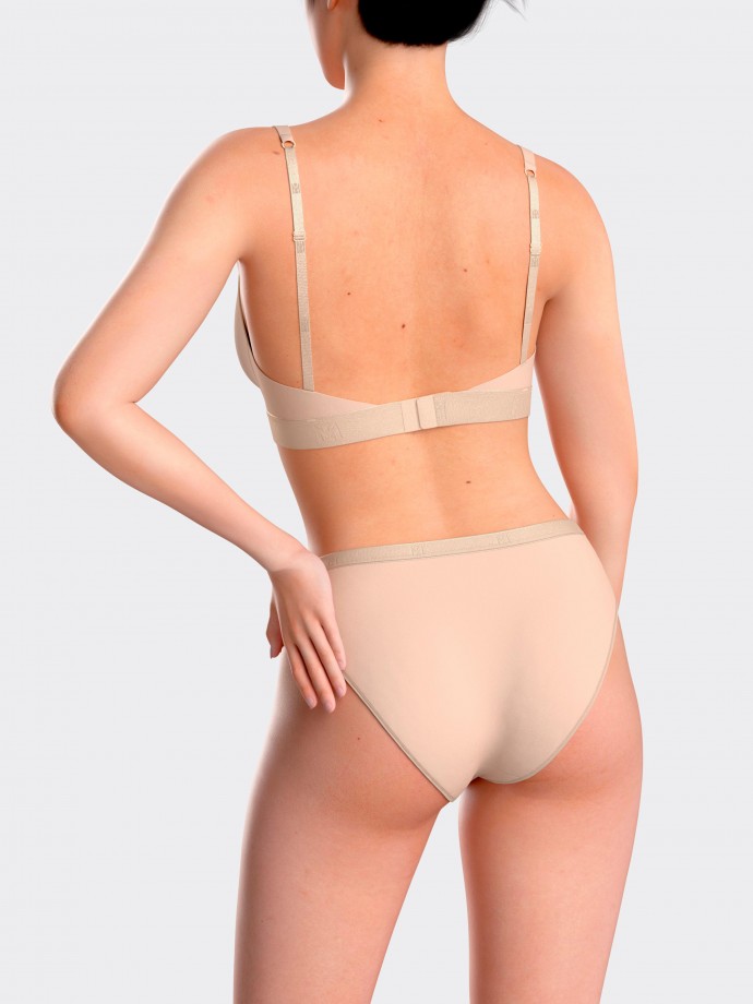 Triangular bra in Lyocell