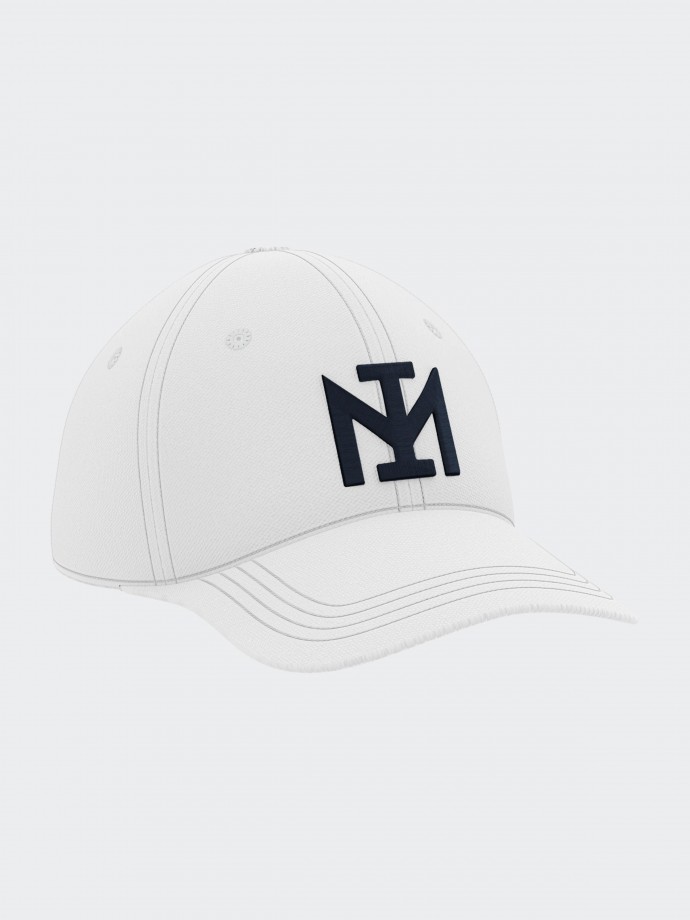 Cap with embroidered logo