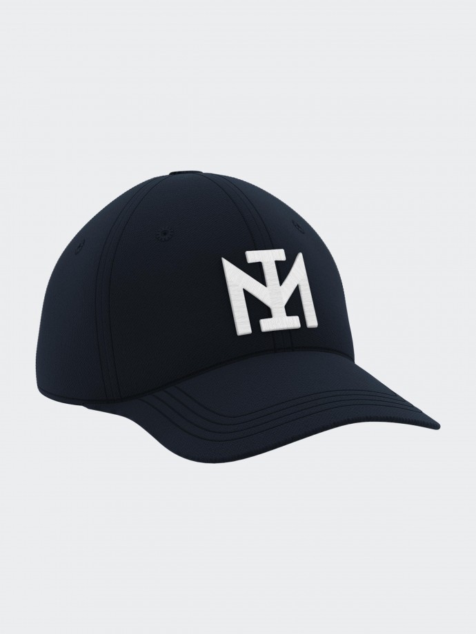 Cap with embroidered logo