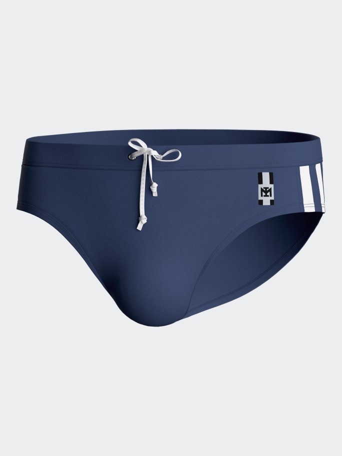 Badehose seitliche Streifen